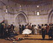 Jean - Leon Gerome The Whirling Dervishes oil painting on canvas